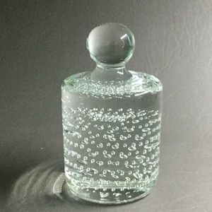 Art Glass Controlled Bubble Paperweight